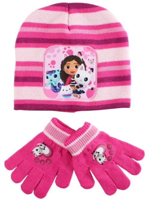 Gabi babaháza Cuddle Paws gyerek sapka + kesztyű szett Nr2