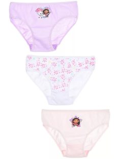   Gabi babaháza gyerek fehérnemű, bugyi 3 darab/csomag 3 év, 4 év, 5 év, 6 év, Nr2