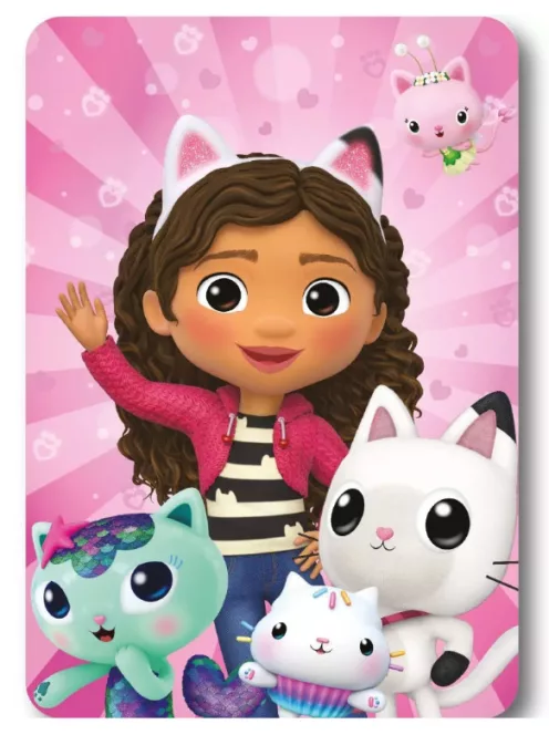 Gabi babaháza Happiness polár takaró, pléd 100x140 cm Nr3