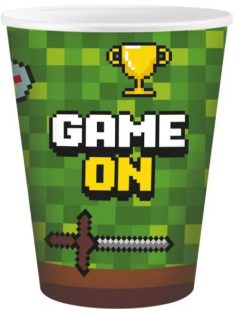 Game On papír pohár 6 DARABOS 200 ml