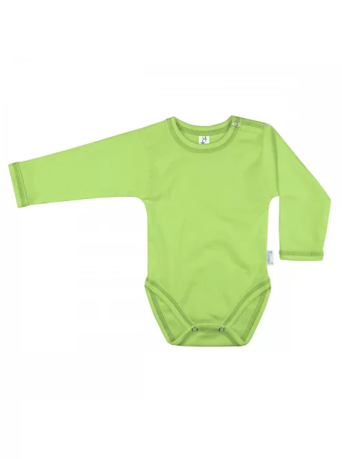 Kynga kivizöld hosszú ujjú gyerek body 110
