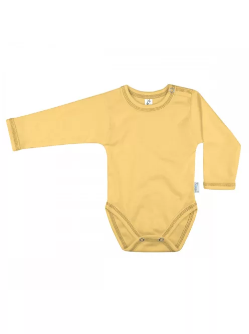 Kynga sárga hosszú ujjú gyerek body 146
