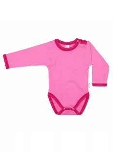  Kynga sötét rózsaszín-magenta hosszú ujjú gyerek body 104