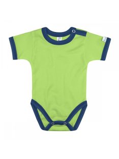   Kynga kivizöld-sötétkék rövid ujjú gyerek body 104, 110, 116, 122, 128, 134, 140, 146, 152 cm