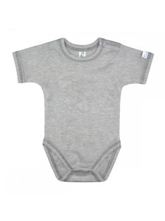 Kynga melírszürke rövid ujjú gyerek body 104