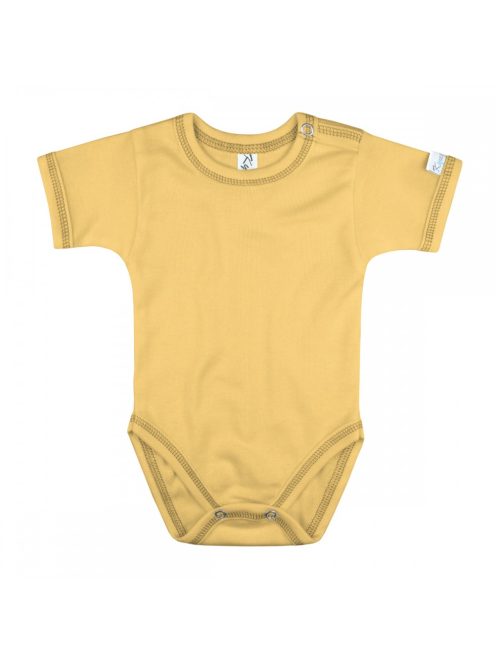 Kynga sárga rövid ujjú gyerek body 146