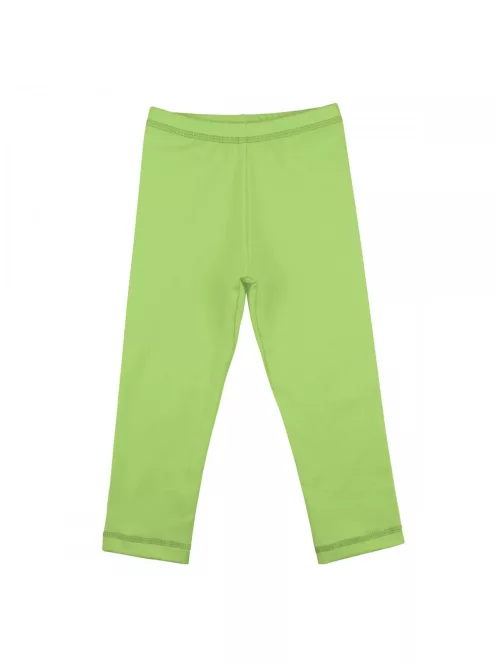 Kynga kivizöld gyerek leggings - Teljes hosszúságú 122 - MEGSZŰNŐ TERMÉK, UTOLSÓ DARABOK!