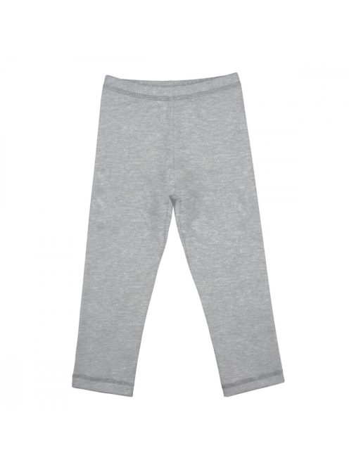 Kynga melírszürke gyerek leggings - Teljes hosszúságú vastagabb 74, 80, 86, 92, 98, 104, 110, 116, 122, 128, 134, 140, 146, 152, 158, 164, 170 cm - KIFUTÓ TERMÉK, UTOLSÓ DARABOK!
