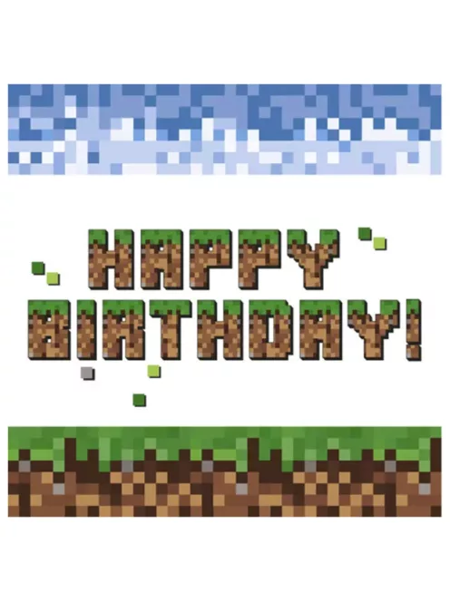 Happy Birthday szalvéta 20 DARABOS, 33x33 cm Nr2