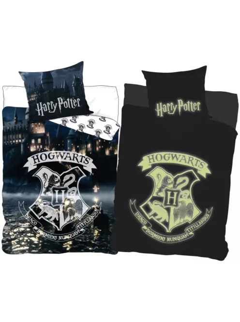 Harry Potter Hogwarts Lake Sötétben világító ágyneműhuzat 140×200cm, 70×90 cm Nr4