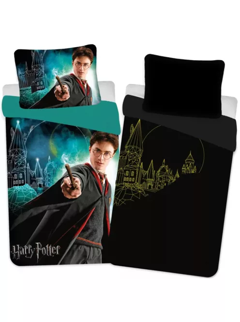 Harry Potter Chosen Sötétben világító ágyneműhuzat 140×200cm, 70×90 cm Nr5