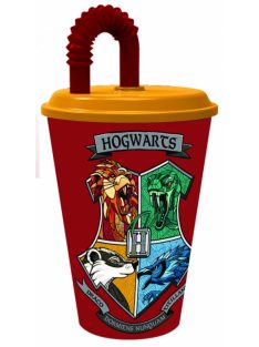 Harry Potter szívószálas pohár 430 ml