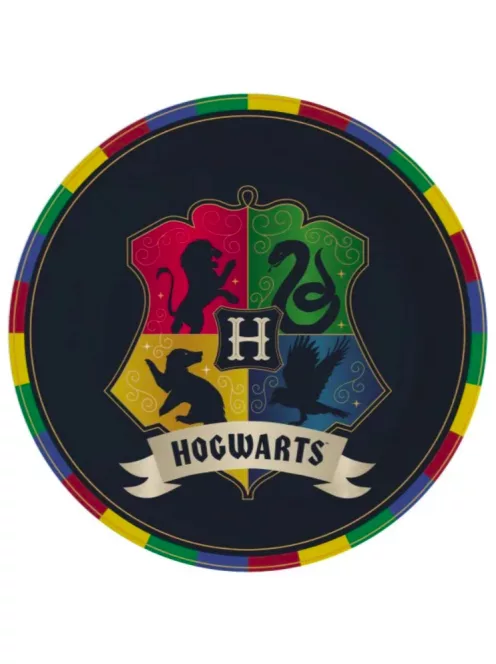 Harry Potter papírtányér, party tányér 8 DARABOS, 23 cm Nr2