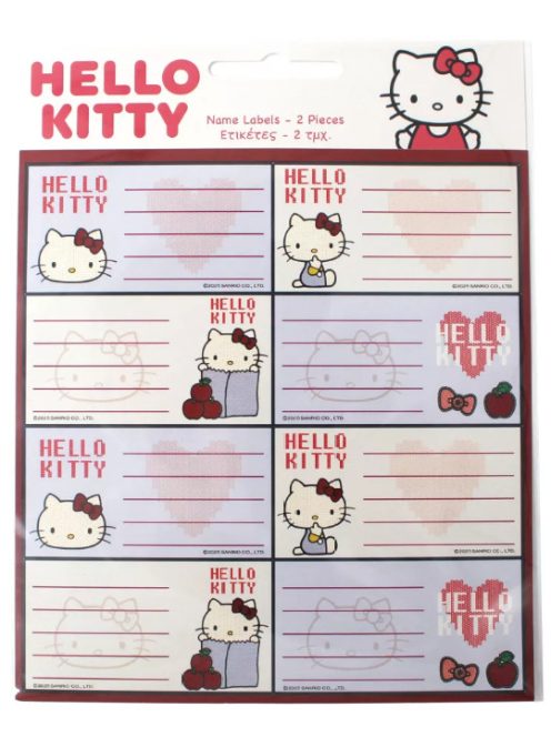 Hello Kitty Apple füzetcímke 16 darabos