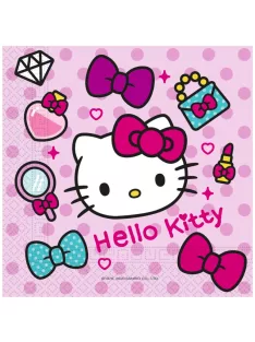 Hello Kitty szalvéta 20 DARABOS, 33x33 cm Nr1