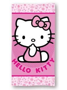  Hello Kitty Pinky fürdőlepedő, strand törölköző 70x140 cm (Fast Dry)