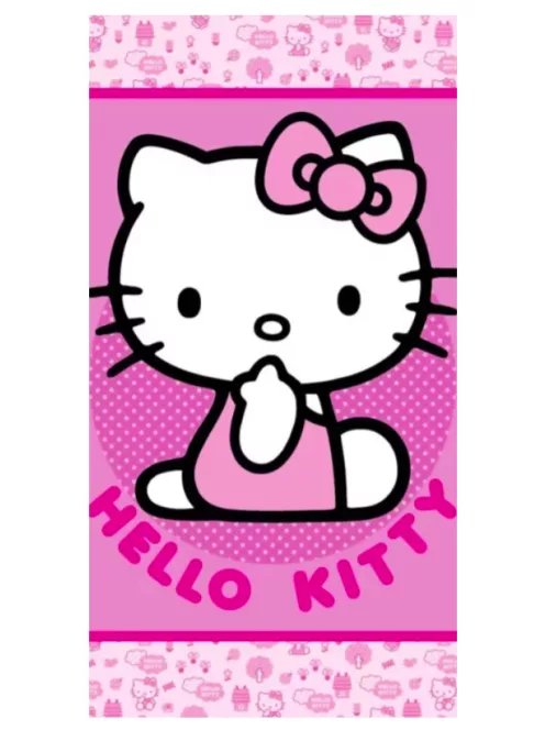 Hello Kitty fürdőlepedő, strandtörölköző 70x140 cm (Fast Dry) Nr 01