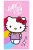 Hello Kitty fürdőlepedő, strandtörölköző 70x140 cm (Fast Dry) Nr 06