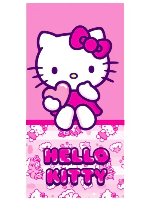 Hello Kitty fürdőlepedő, strandtörölköző 70x140 cm (Fast Dry) Nr 09