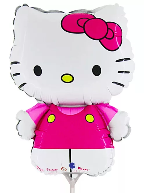 Hello Kitty Fuxia mini fólia lufi 35 cm Nr1 (WP)