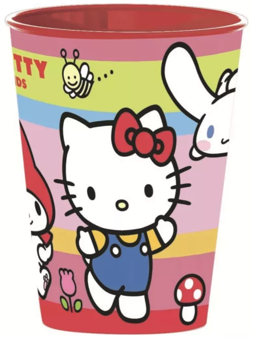 Hello Kitty műanyag pohár 260 ml Nr 04