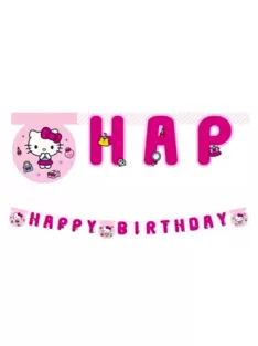 Hello Kitty Happy Birthday felirat FSC 2 méter Nr1