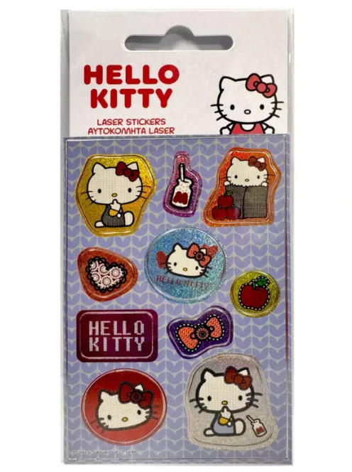 Hello Kitty Apple hologramos matrica szett Nr6