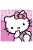 Hello Kitty kéztörlő, arctörlő, törölköző 30x30 cm Nr 01