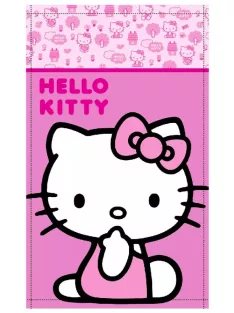   Hello Kitty kéztörlő, arctörlő, törölköző 30x50 cm Nr 02