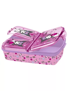   Hello Kitty Kuromi szendvicsdoboz, uzsonnásdoboz - Több rekeszes Nr1