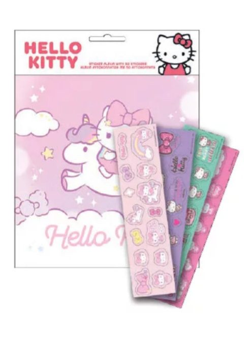 Hello Kitty matricás album 50 db matricával Nr1