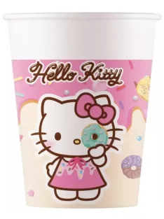 Hello Kitty Kuromi papír pohár 8 db-os 200 ml Nr2