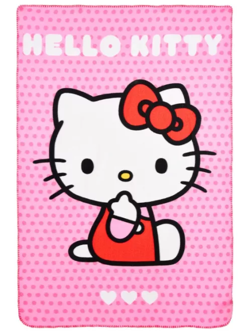 Hello Kitty polár takaró, pléd 100x140 cm Nr1