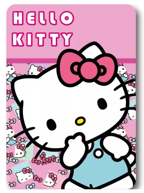Hello Kitty Cutie polár takaró, pléd 100x140 cm Nr2