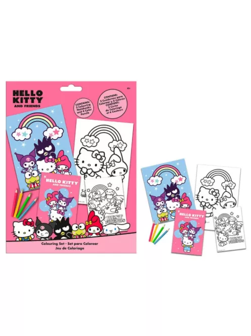 Hello Kitty Friends színező szett Nr2