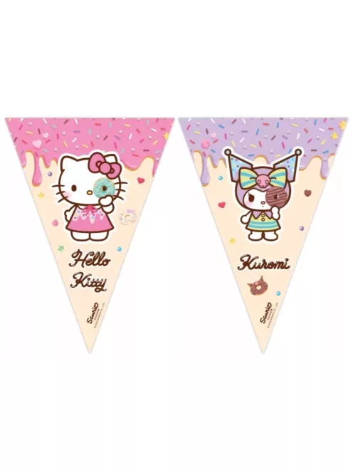 Hello Kitty Kuromi zászlófüzér FSC 2,3 m Nr2