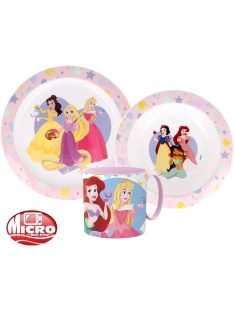   Disney Hercegnők True étkészlet, micro műanyag szett 265 ml-es bögrével Nr2