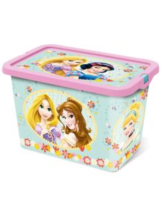 Disney Hercegnők Tea Party műanyag tároló doboz - 7 L