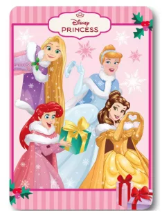   Disney Hercegnők Festive Fairy Karácsonyi polár takaró, pléd 100x140 cm Nr1