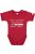 Kynga feliratos piros rövid ujjú baba body - Hiszti betöltése 56, 62, 68, 74, 80, 86, 92, 98 cm - MEGSZŰNŐ TERMÉK, UTOLSÓ DARABOK