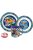 Hot Wheels Blue Fire étkészlet, micro műanyag szett 350 ml-es bögrével