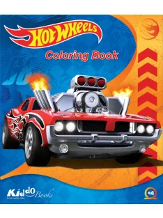 Hot Wheels színező - Kiddo foglalkoztató füzet Nr1