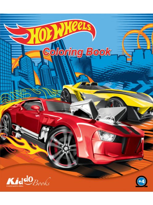 Hot Wheels színező - Kiddo foglalkoztató füzet Nr2