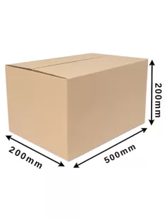 Cosmagküldő doboz, Hullámkarton doboz Z31 500x200x200 mm