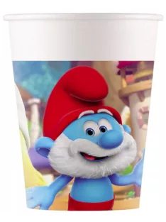   Hupikék törpikék papírpohár, party pohár 8 DARABOS, 200 ml FSC Nr1