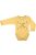 Kynga feliratos sárga hosszú ujjú baba body - Ide a kezét, oda a lábát 56, 62, 68, 74 cm - MEGSZŰNŐ TERMÉK, UTOLSÓ DARABOK