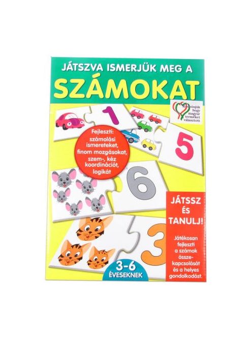 Játszva megismerjük a számokat Készségfejlesztő játék