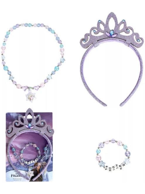 Disney Jégvarázs Royal Purple ékszer és hajpánt szett Nr2