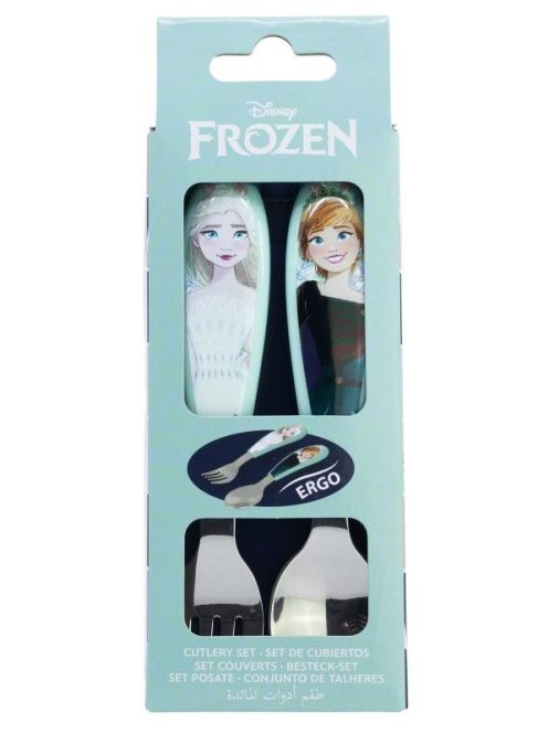 Disney Jégvarázs Snowy Tale fém evőeszköz készlet - 2 darabos