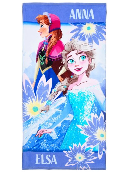 Disney Jégvarázs Anna and Elsa fürdőlepedő, strand törölköző 70x140 cm (Fast Dry) Nr4